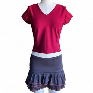 Nike vintage y2k red athletic dri fit shirt